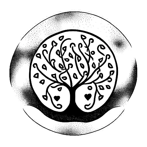 Tree Of Life And Roses