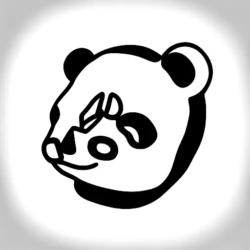 Doodle Art Panda