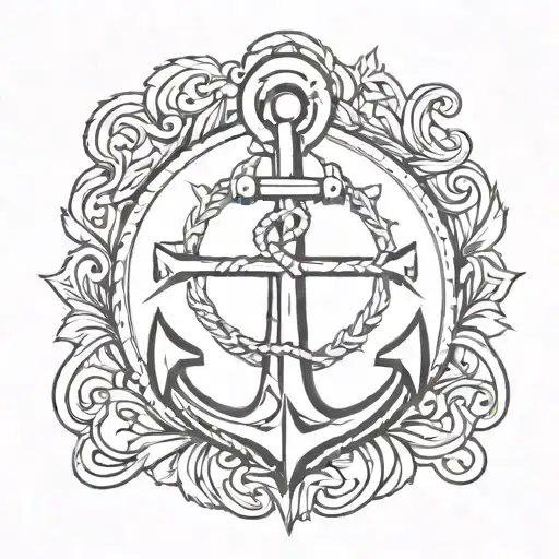 Capricorn Anchor Surrounded