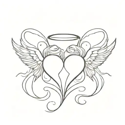 Heart In Angel And Devil