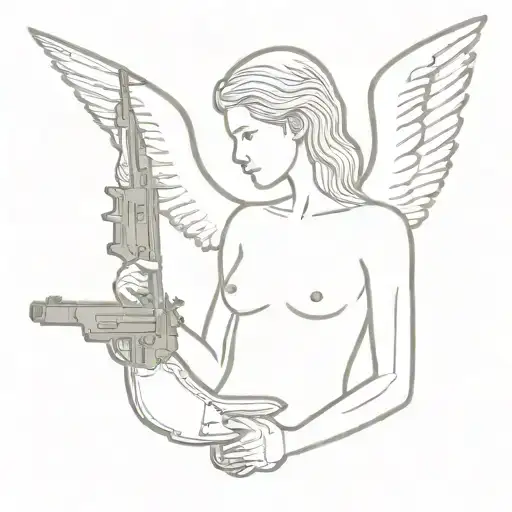 Angel And Ak 47