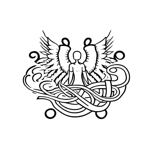 888 Angel Number With Vines Around It