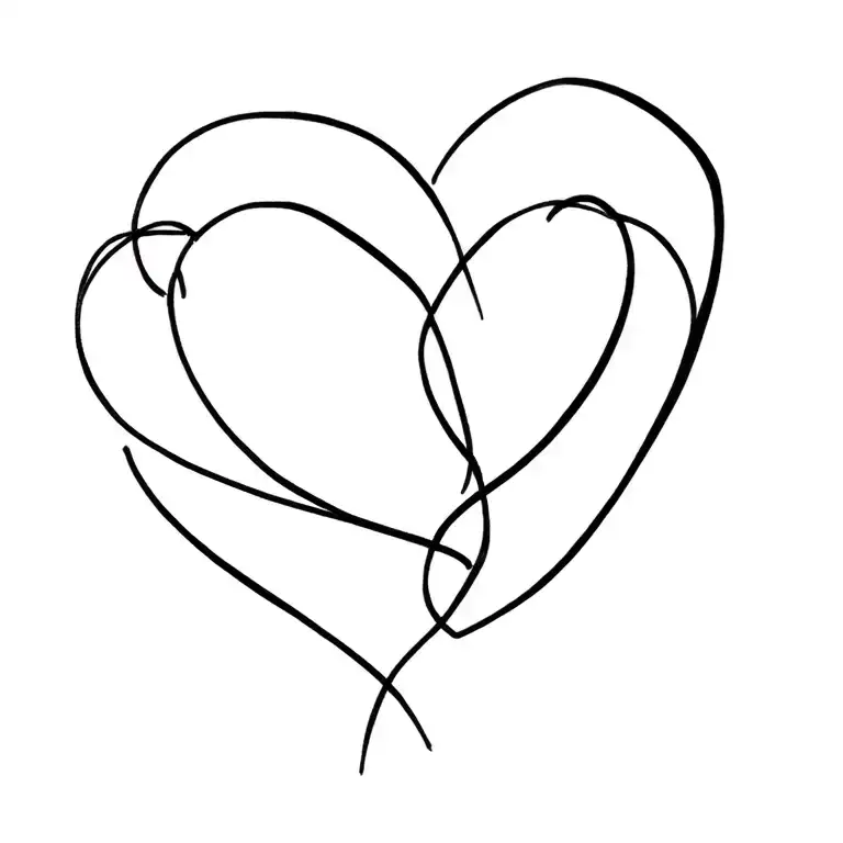 Hearts Connected Line