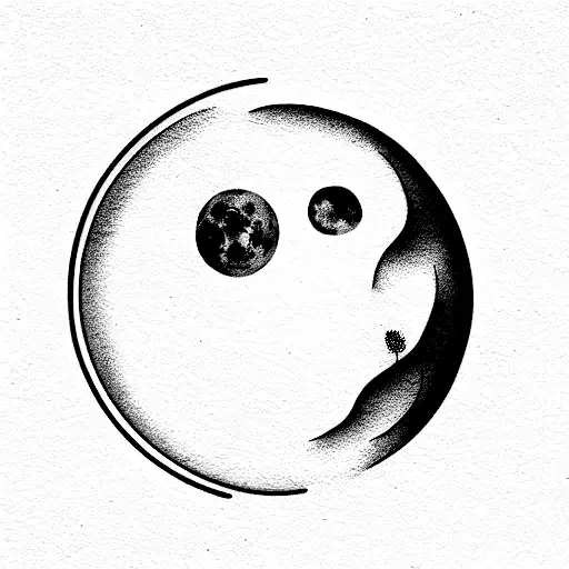 Moon With The June And August Birth Flowers