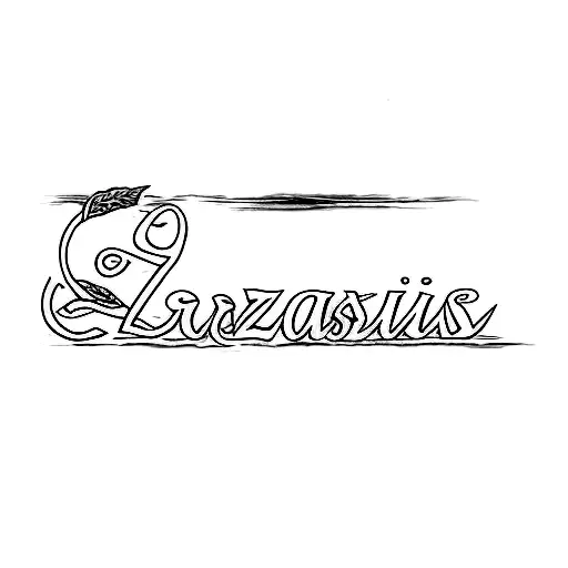 The Word Lazarus Rose Around