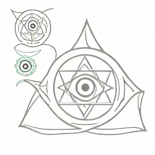 Celtic Evil Eye Symbol Integrated