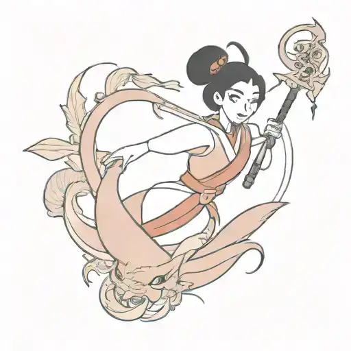 Mulan Mushu And Sword