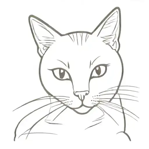 Cat Sticking Out Its Tongue