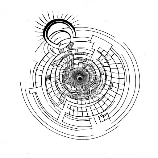 Fibonacci Sequence In A Black Hole