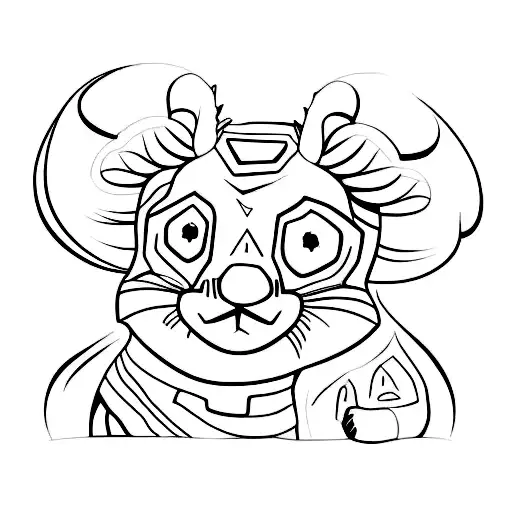 A Black And Grey Tattoo Of Animals Walking Along A Mountain Path With Your Kids Leading The Way