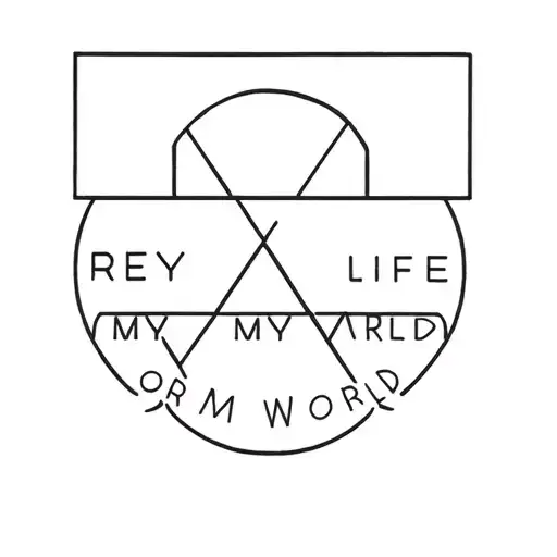 Incorporate Names Trey Abbey Sydney Into A Symbol Meaning My Life Or My World