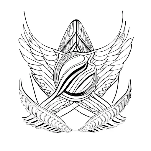 Angle Wings Fine Line