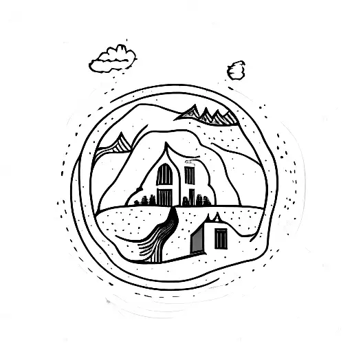 The Word Evelyn And Home Within A Welsh Mountain Scape