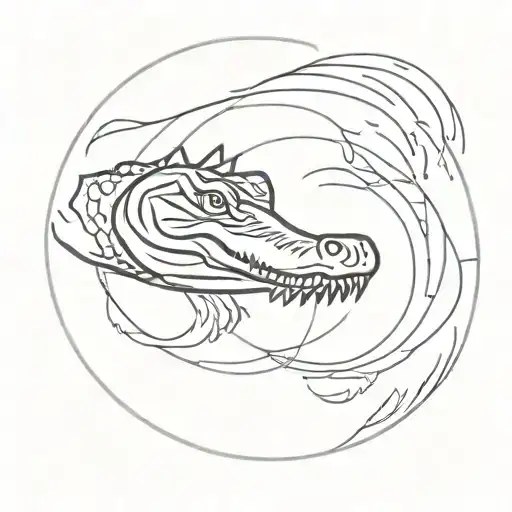 Crocodile Circle Wave