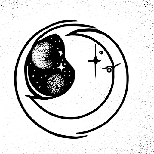 The Sun And Moon Chasing Each Other