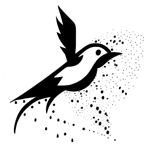 Bird Shaking Off Water