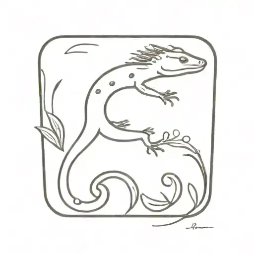 Salamander Along The Wrist