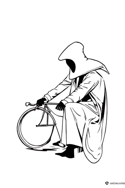 Plague Doctor Holding Sycle