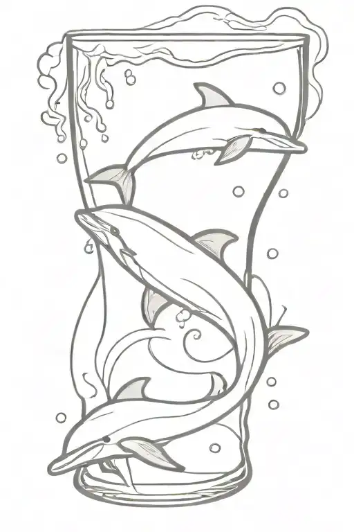 Dolphin And Beer