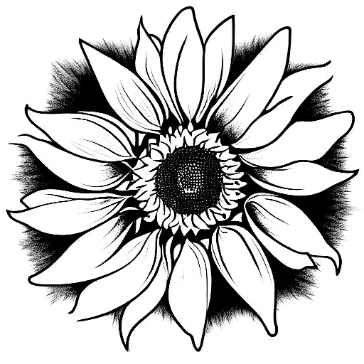 Sunflower With Flowers And Sun