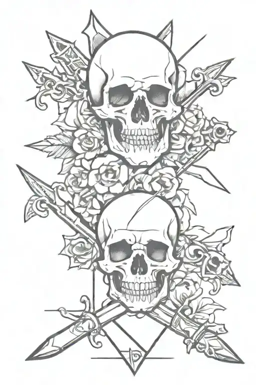 Dagger And Skulls