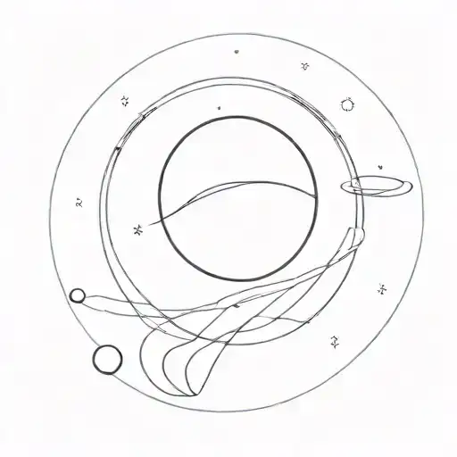 A Minimalist Design Of Venus With A Subtle Planetary Background