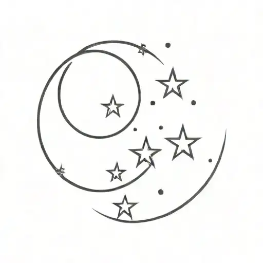 Moon And Stars
