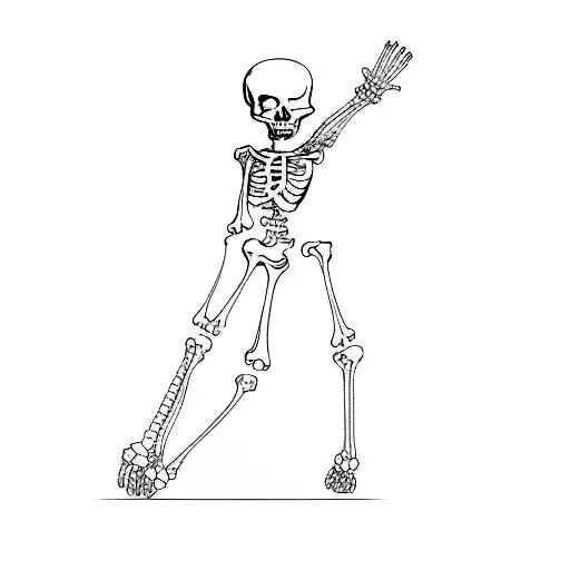 A Skeleton In A Dark Room