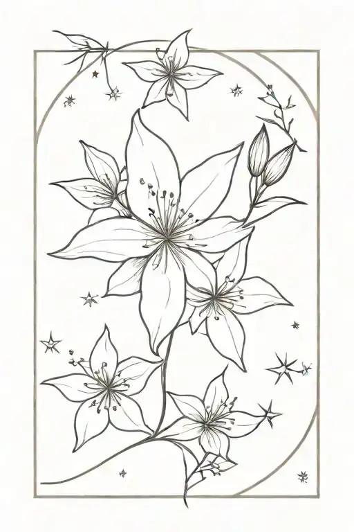 November Birth Flower And The Nova Star Constellation