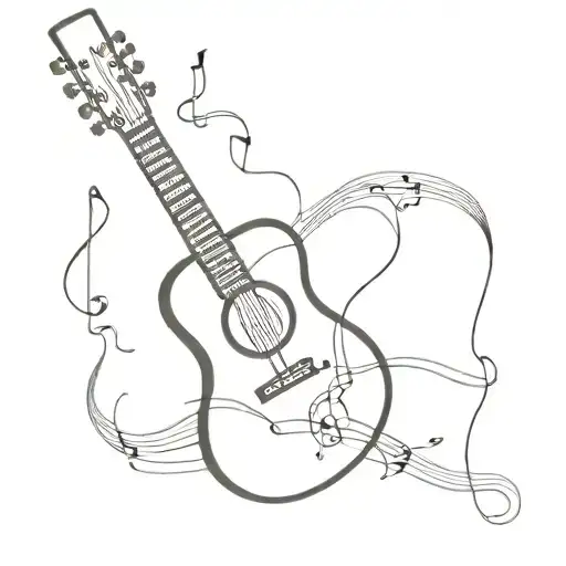 Guitar And Music And Art