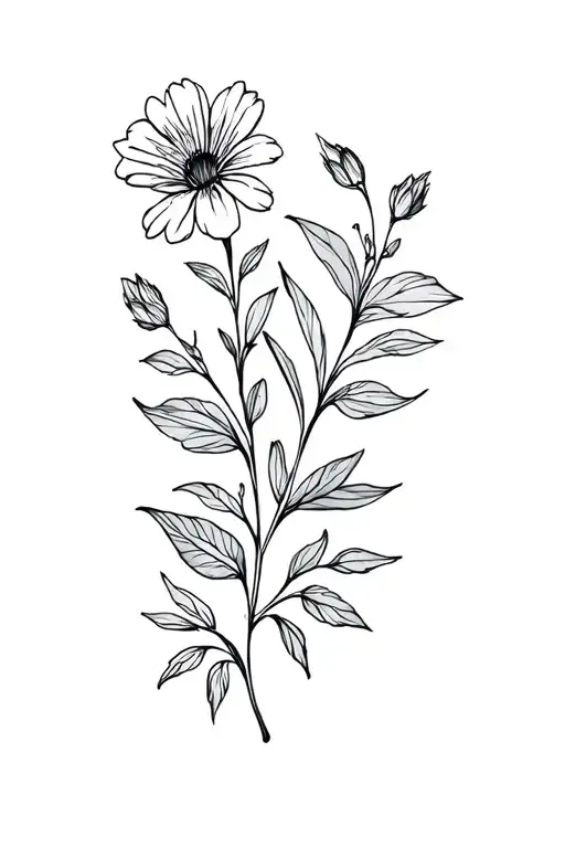 My Familys Birth Flowers