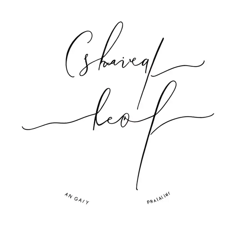 Kids Names Incorporated Into The Design