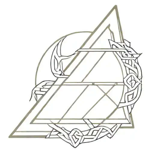 Dacian Draco With Valknut Symbol