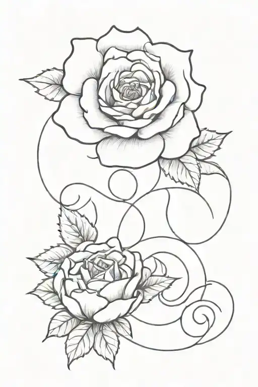 Marigold And Rose With Om Sign