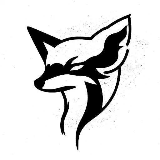 Fox Head With Wings