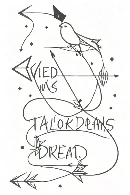 Pls Suggest Some Tattoo Ideas With Simple Arrow And Taylor Swift Wildest Dreams Lyrics