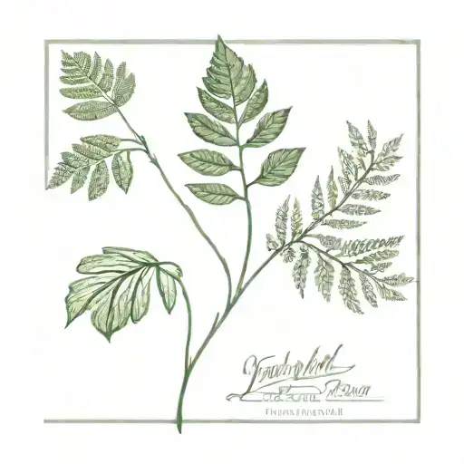 Shamrock And Silver Fern Leaf