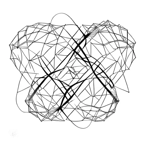 A Minimalist Tattoo Of A Dna Double Helix Symbolizing The Connection Between Science And The Future