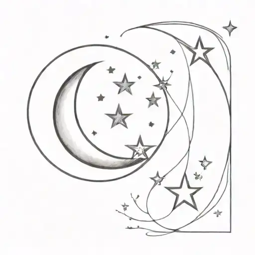 Moon And Stars