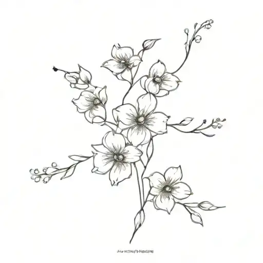 Dainty Flowers Wrapped