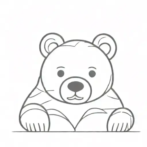 Front Face Tedy Bear