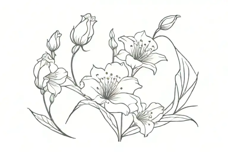 Carnation And Lily Of The Valley Flower