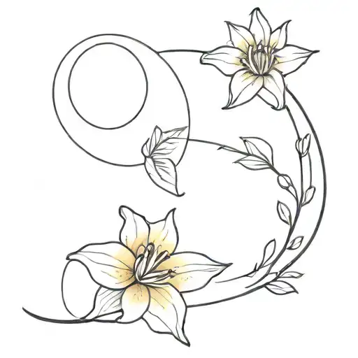 Lily And Moon Phases