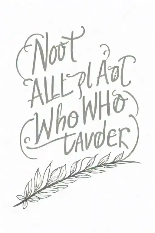 Croatian Quote 'Not All Who Wander