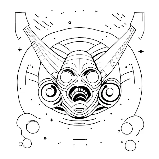 An Abstract Depiction Of Ripley As A Cosmic Entity