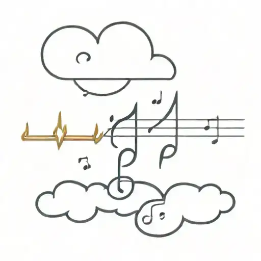 I Love Music And Cloud Storm