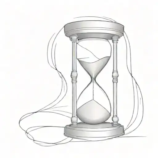 An Hourglass Representing The Time That Goes By But Also The Future With The Opportunities To Come
