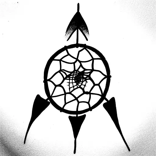 Volleyball Dreamcatcher Arrow Moon