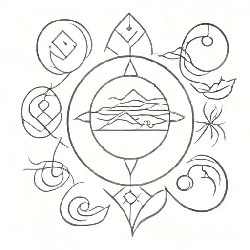 Earth Element Symbol And Draw