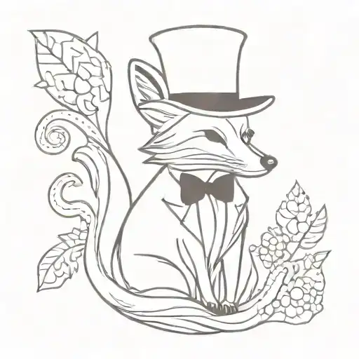 Fox And Top Hat